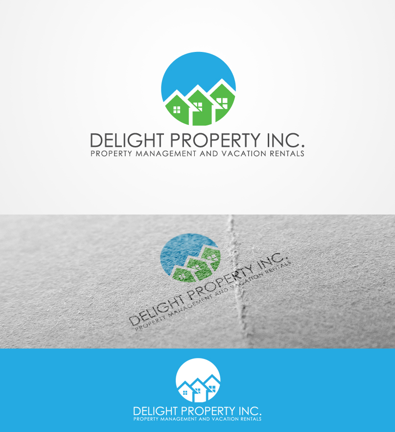 Logo Design by Grapismo Brand Studio for Delight Properties, Inc. | Design #9697559
