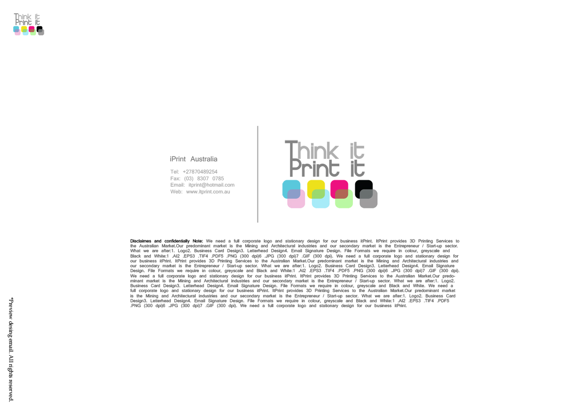 Schreibwaren-Design von Sara  für itPrint Australia | Design #2120292