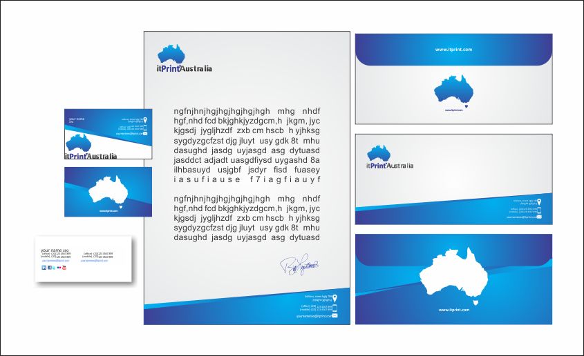 Stationery Design by momee for itPrint Australia | Design #2116897