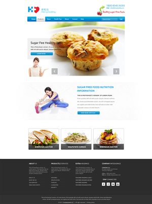 Merry Healthy Website Design | Diseño Web por WirePaper