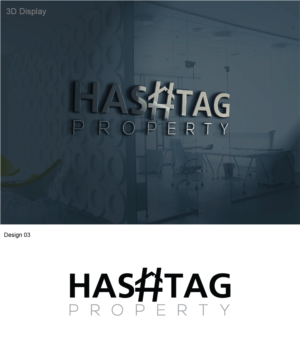 Logo Design by 3Guys for Hashtag Property  | Design: #9567099
