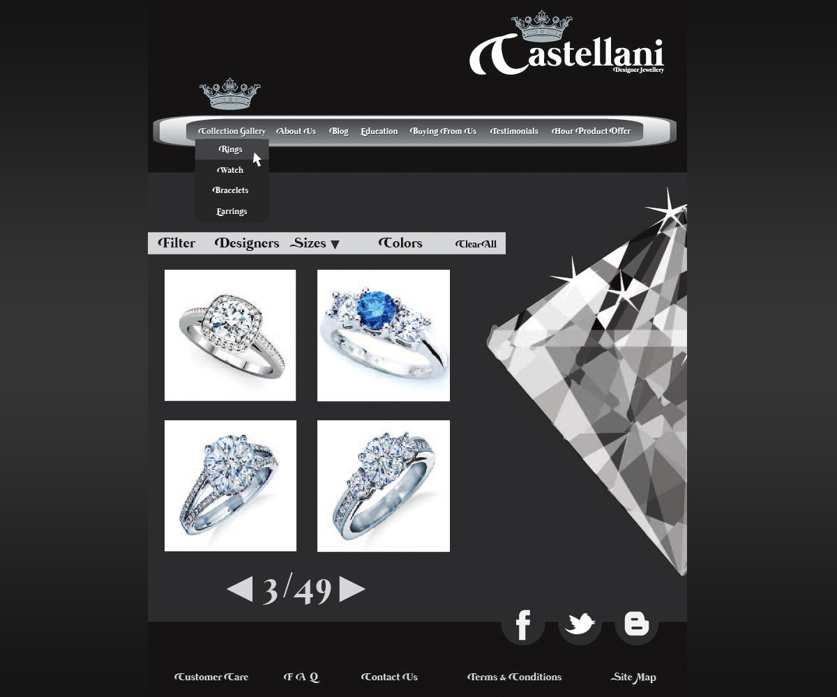 Design Wordpress par Albel pour Castellani p/l | Design #2127175