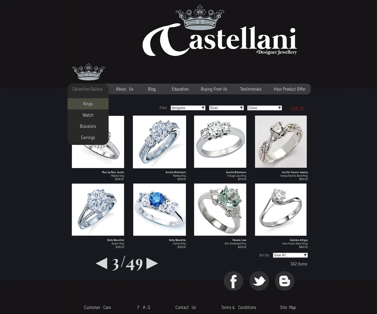 Wordpress Design by Albel for Castellani p/l | Design #2127211