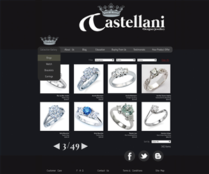 Wordpress Design by Albel for Castellani p/l | Design #2127211