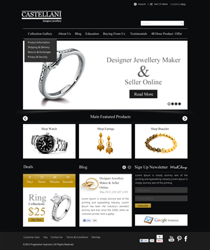 WordPress-Design von pb für Castellani p/l | Design: #2084033