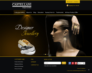 WordPress-Design von pb für Castellani p/l | Design: #2084038