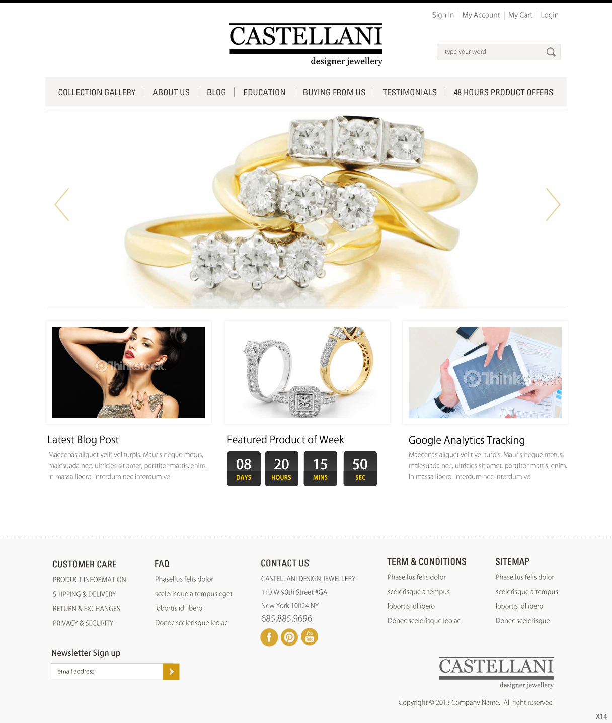 WordPress-Design von pb für Castellani p/l | Design: #2084050