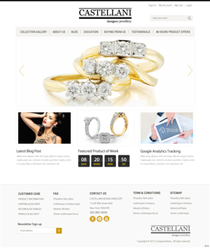WordPress-Design von pb für Castellani p/l | Design: #2084050