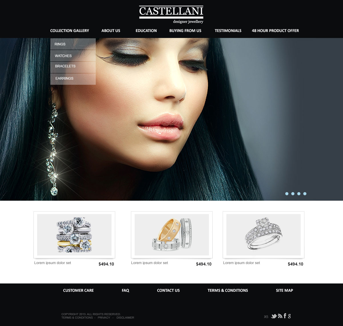 WordPress-Design von pb für Castellani p/l | Design #2091053