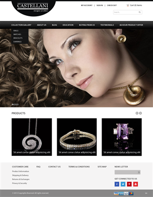 WordPress-Design von pb für Castellani p/l | Design: #2091054
