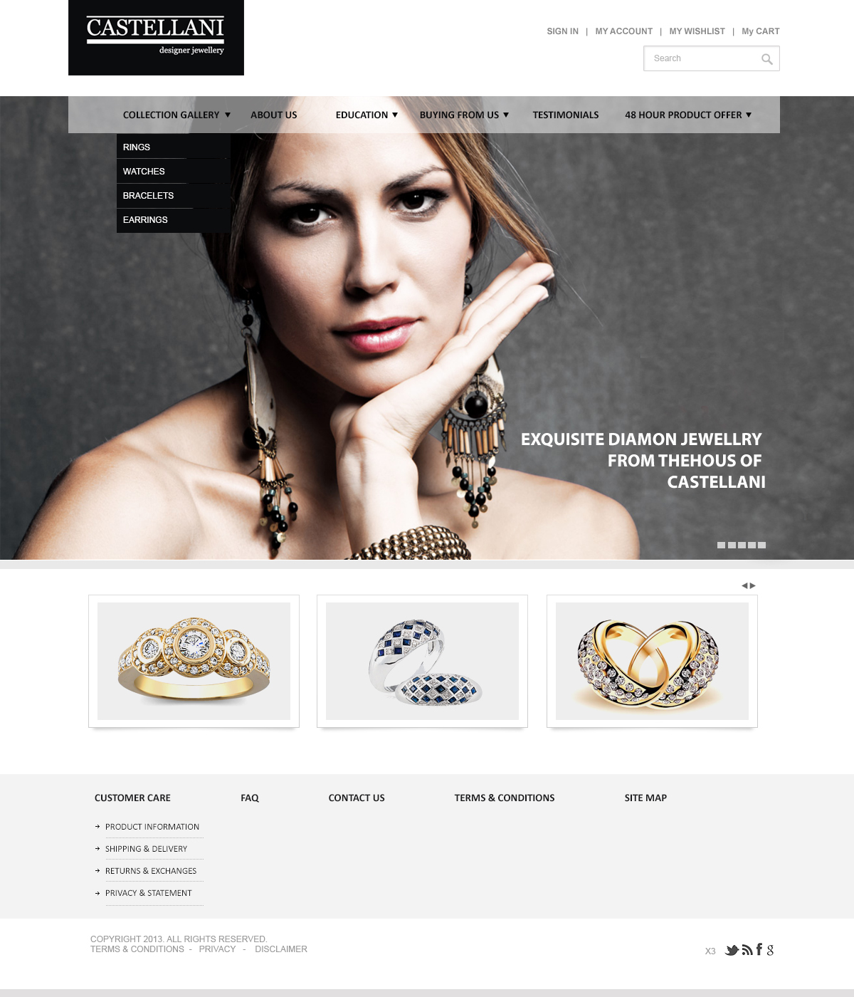 Wordpress Design by pb for Castellani p/l | Design #2100443