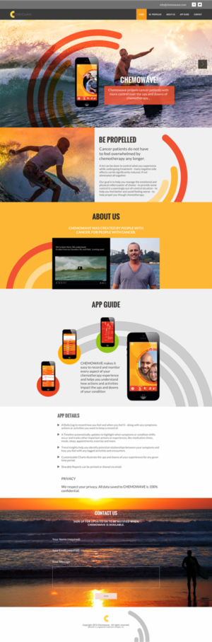 Wordpress Design by macroads for ChemoWave | Design: #9540391
