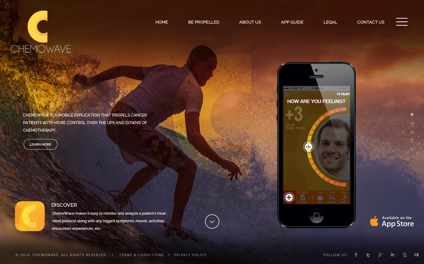 Diseño Wordpress por pb para ChemoWave | Diseño #9505747