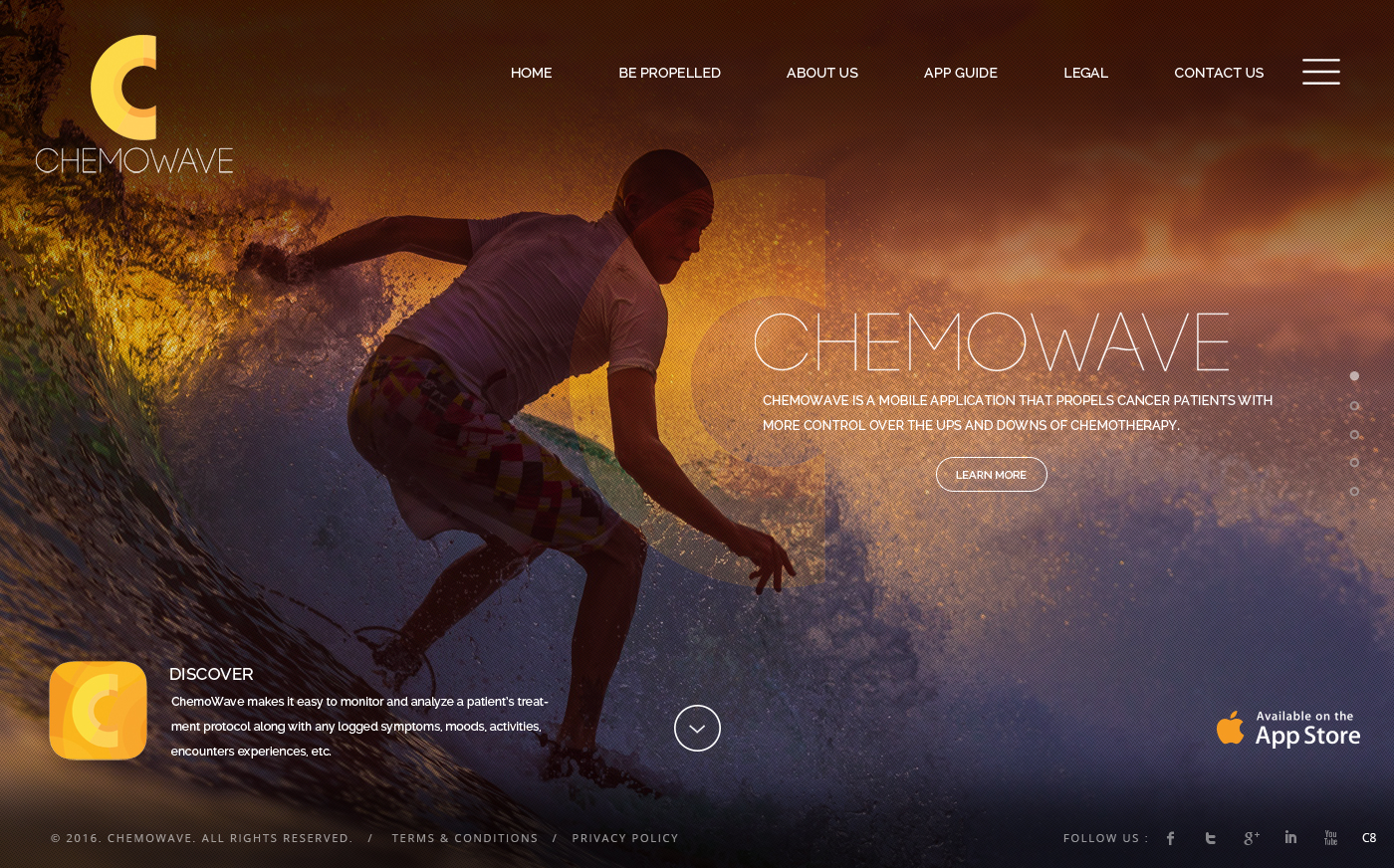 Diseño Wordpress por pb para ChemoWave | Diseño #9505758
