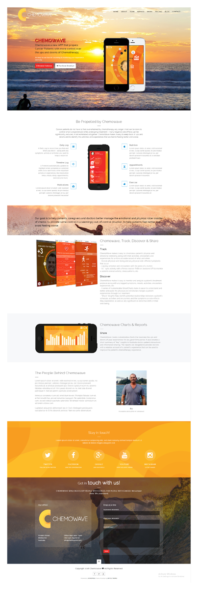 WordPress-Design von Advernet Designs für ChemoWave | Design #9539156