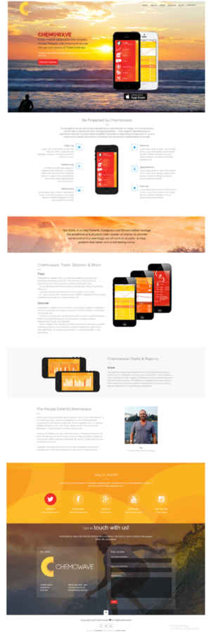 Wordpress Design by Advernet Designs for ChemoWave | Design: #9543328