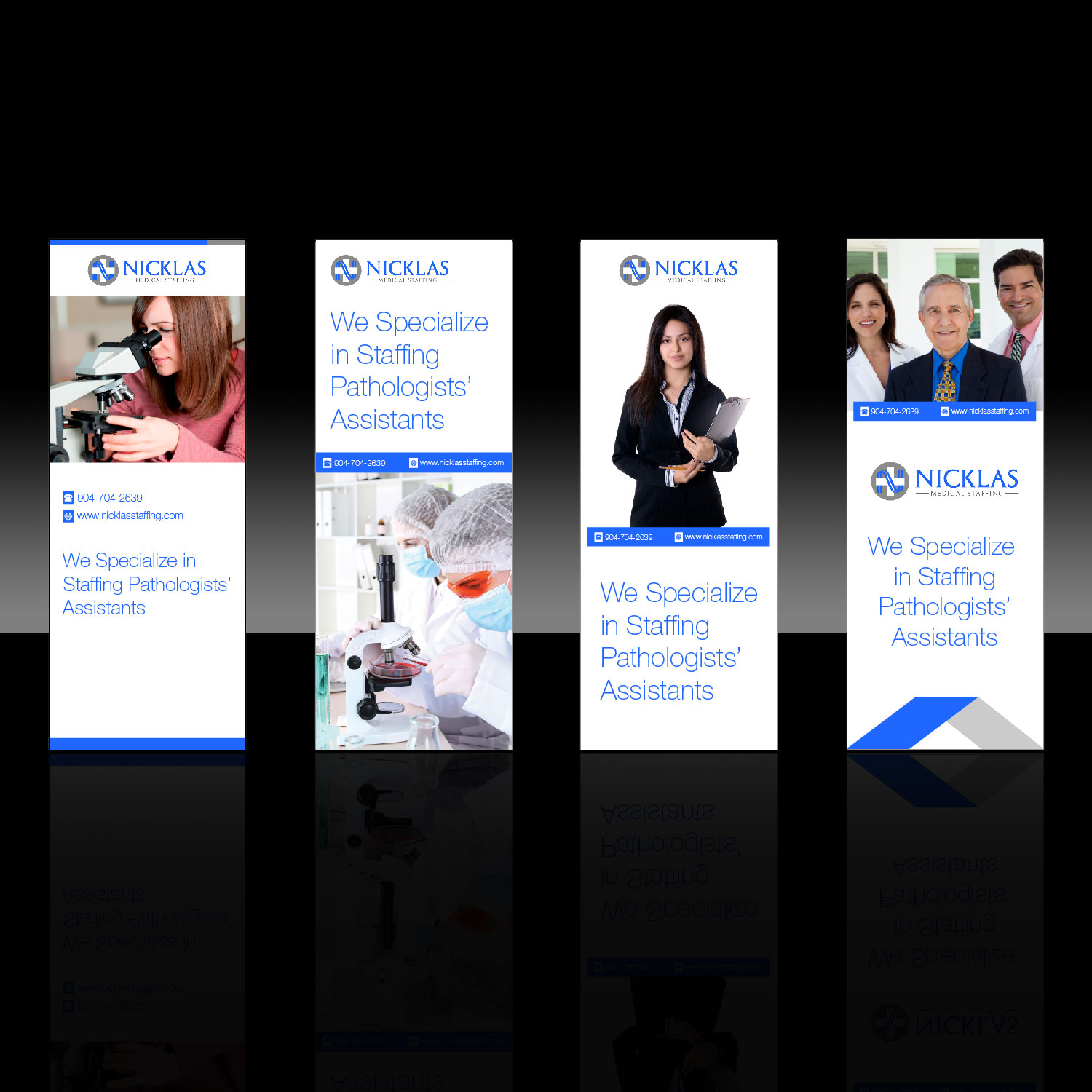 Banner Ad Design by M K G for Nicklas Medical Staffing | Design #10423675