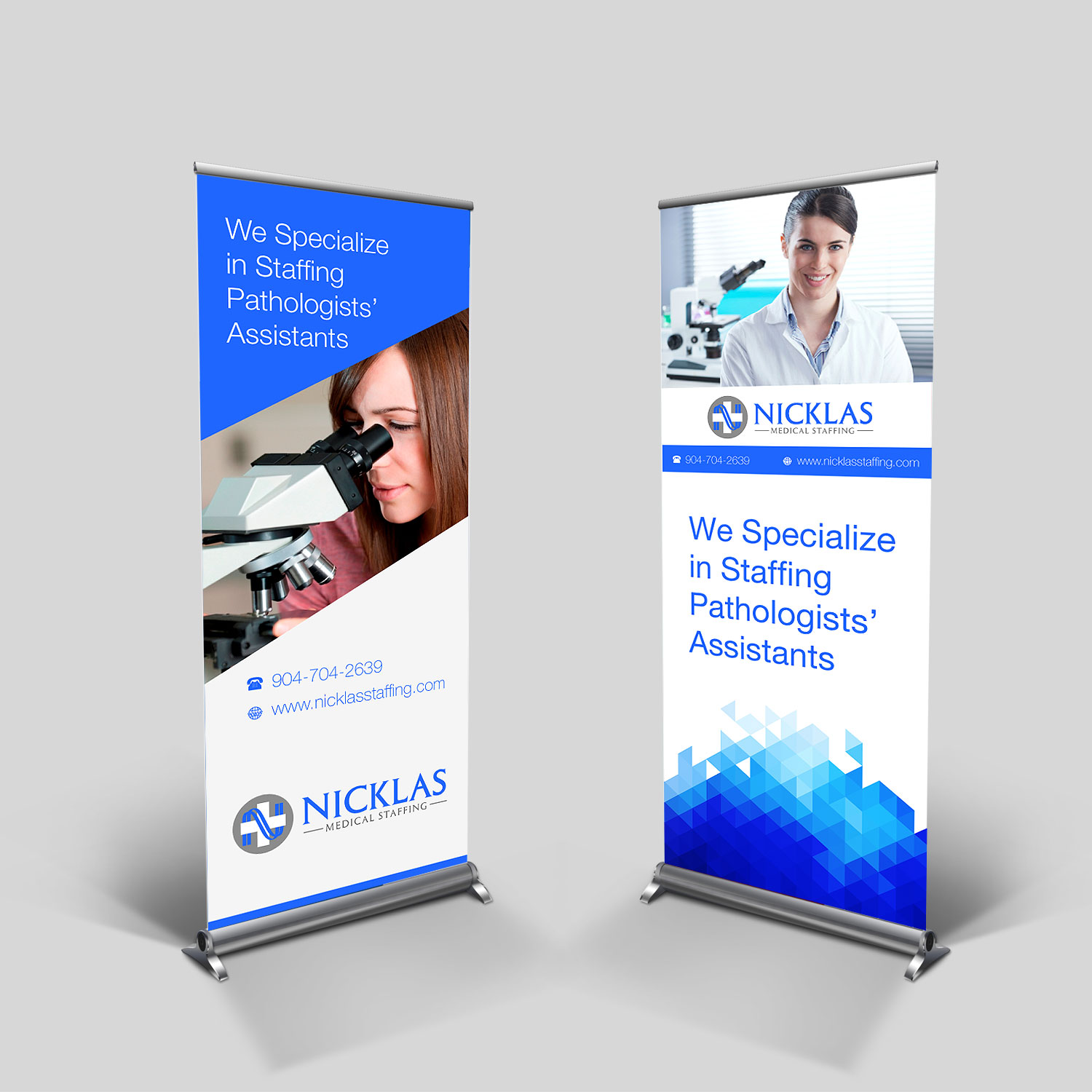 Banner-Design von M K G für Nicklas Medical Staffing | Design #10436545