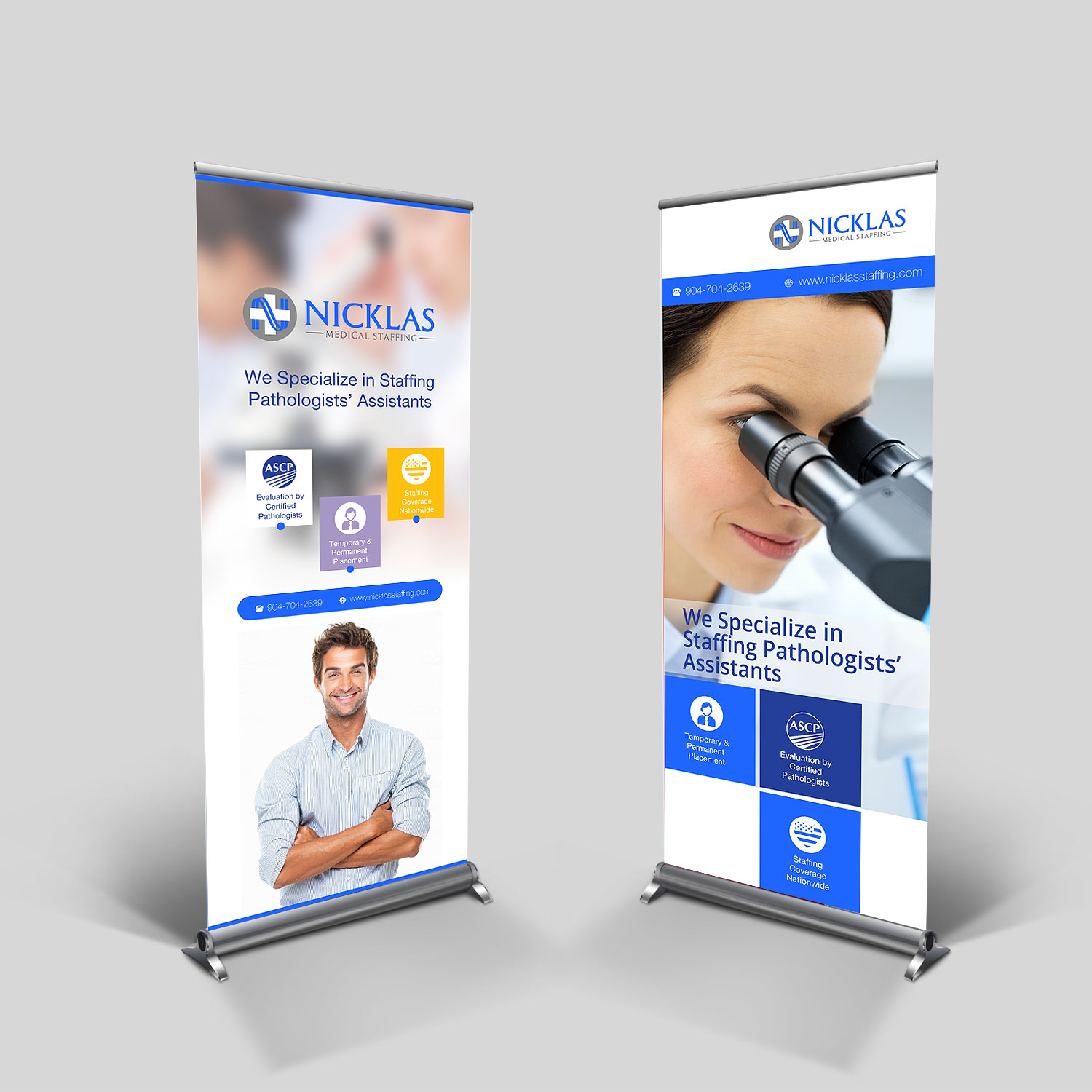 Banner Ad Design by M K G for Nicklas Medical Staffing | Design #10437530