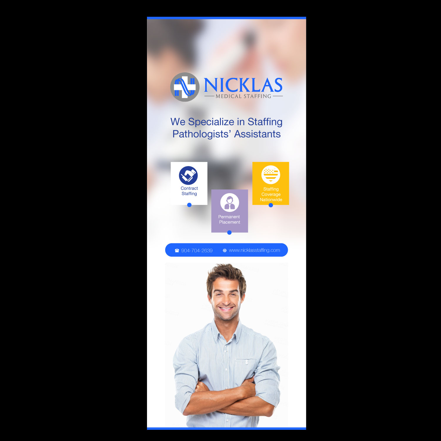 Banner Ad Design by M K G for Nicklas Medical Staffing | Design #10437767