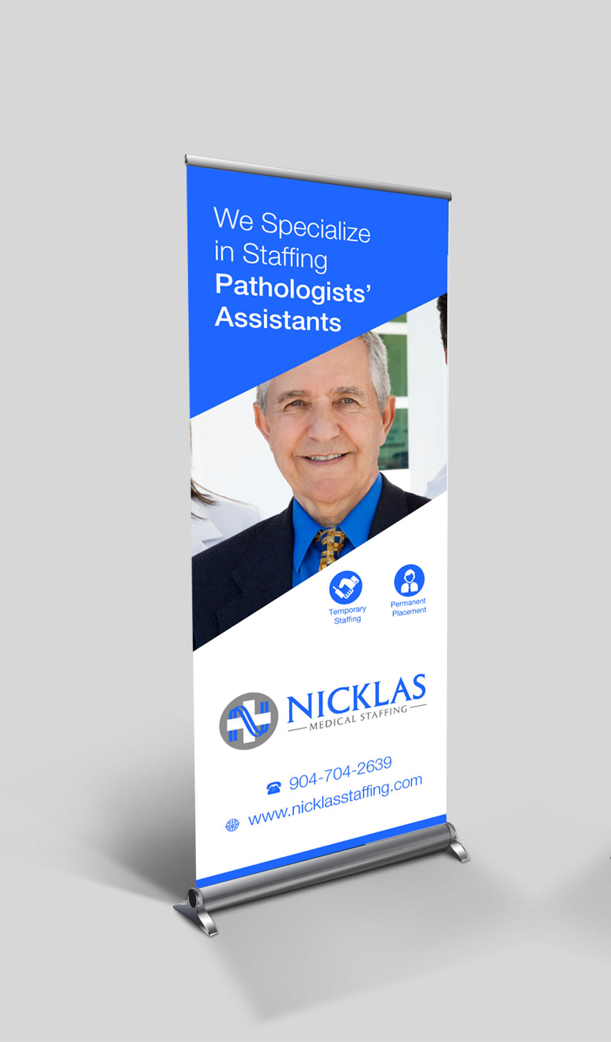 Banner-Design von M K G für Nicklas Medical Staffing | Design #10451076