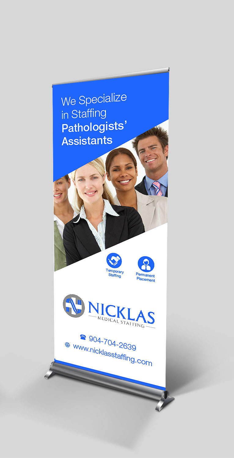 Banner Ad Design by M K G for Nicklas Medical Staffing | Design #10469854