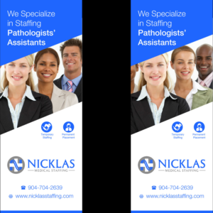 Banner Ad Design by M K G for Nicklas Medical Staffing | Design: #10482620