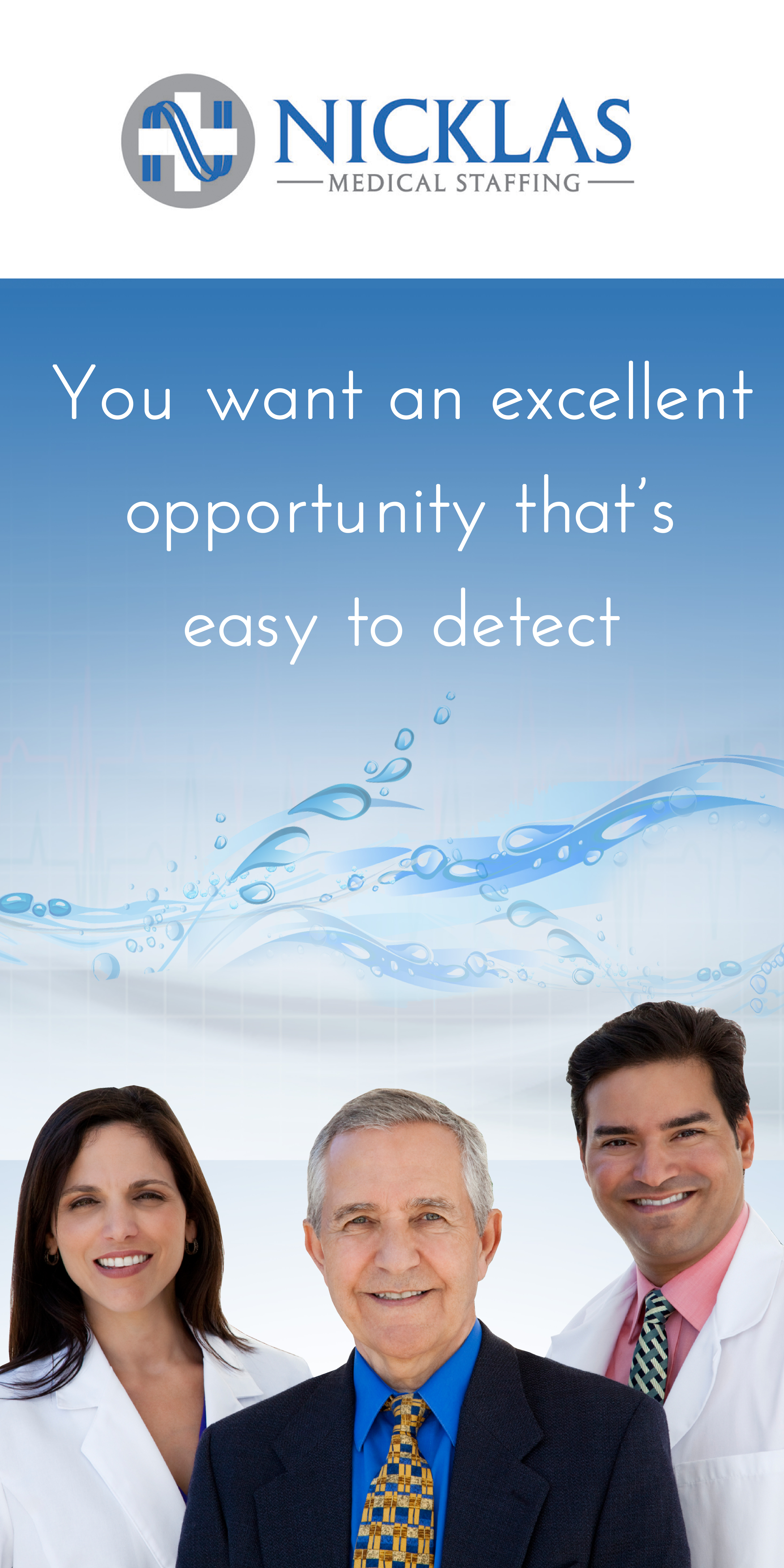Banner-Design von ashoksivak für Nicklas Medical Staffing | Design #10417200