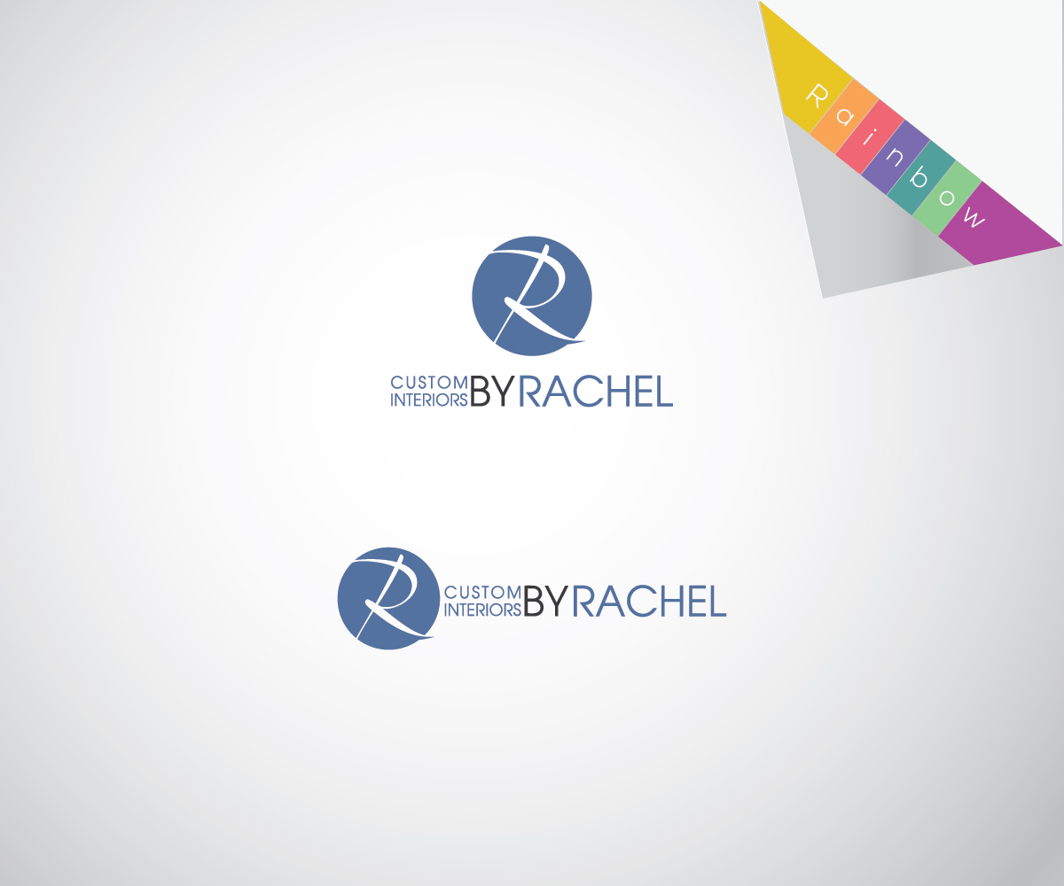 Logo Design by creativemood438 for Custom Interiors by Rachel | Design #9547079