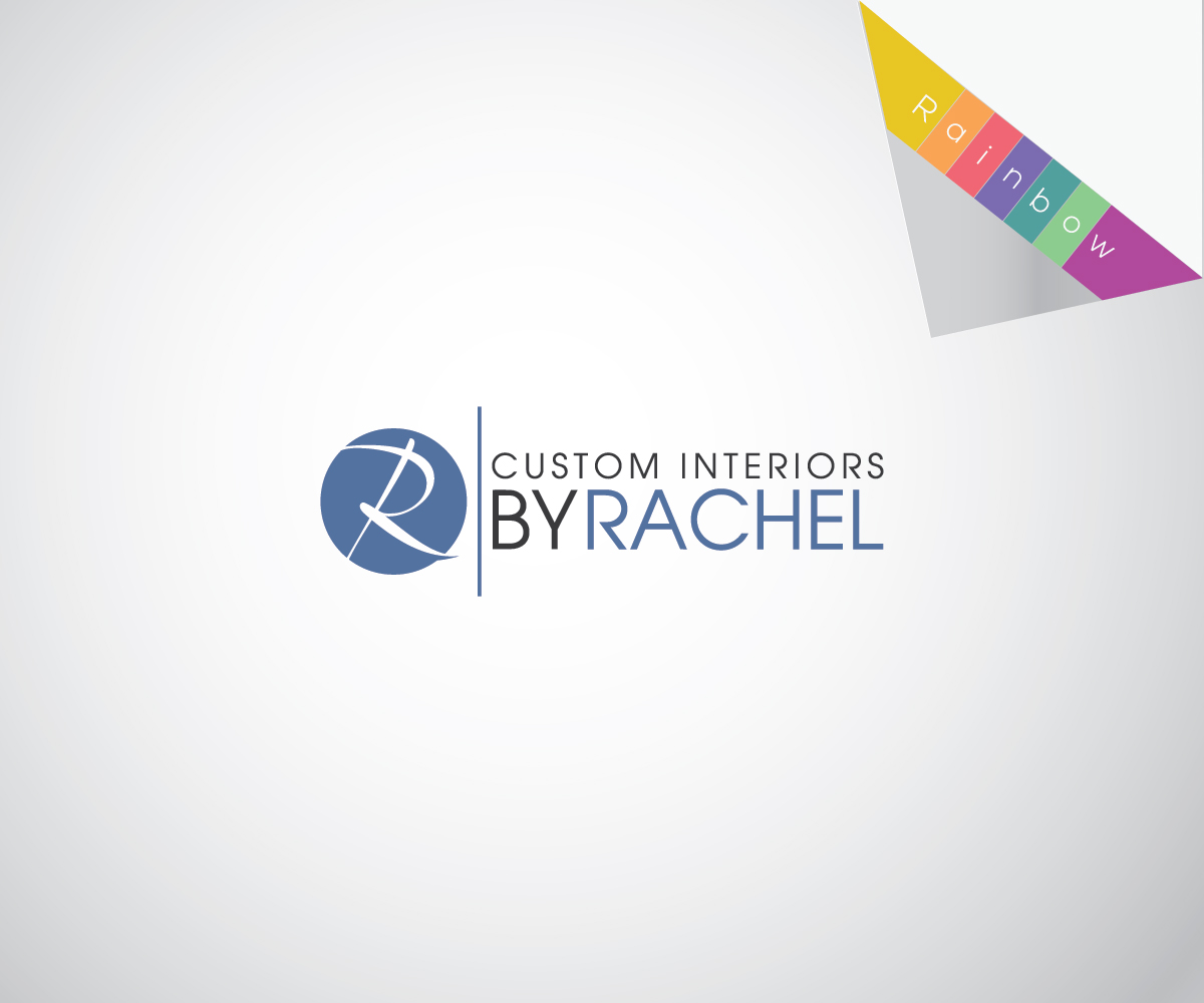 Logo Design by creativemood438 for Custom Interiors by Rachel | Design #9547081