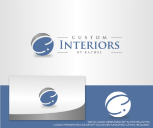 Logo Design by alvinnavarra for Custom Interiors by Rachel | Design #9524520