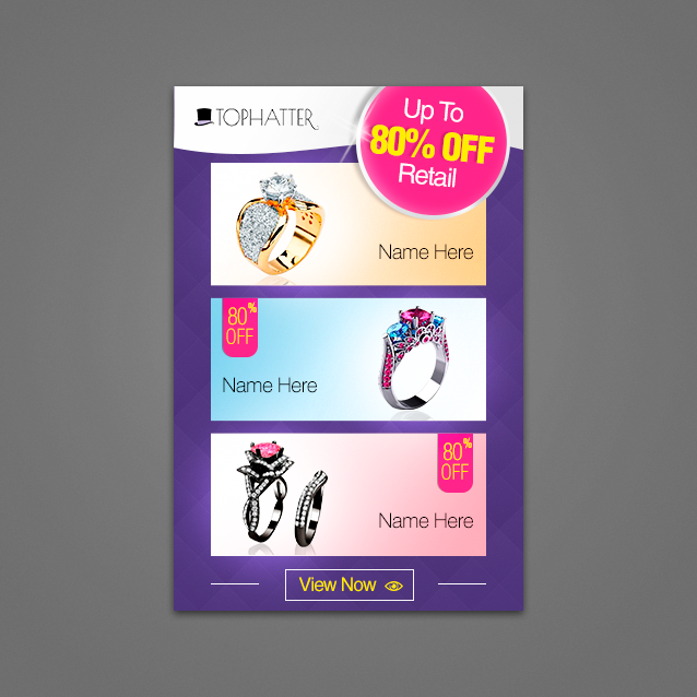 Banner-Design von aannan74 für Tophatter | Design #9511961