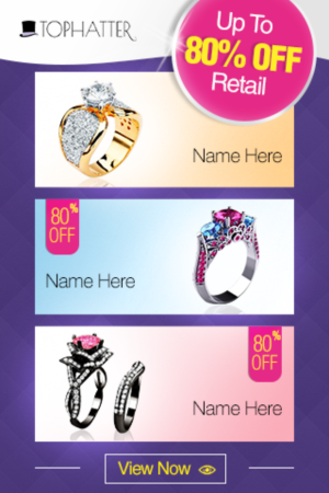 Banner Ad Design by aannan74 for Tophatter | Design: #9511977