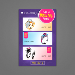 Banner Ad Design by aannan74 for Tophatter | Design: #9514168