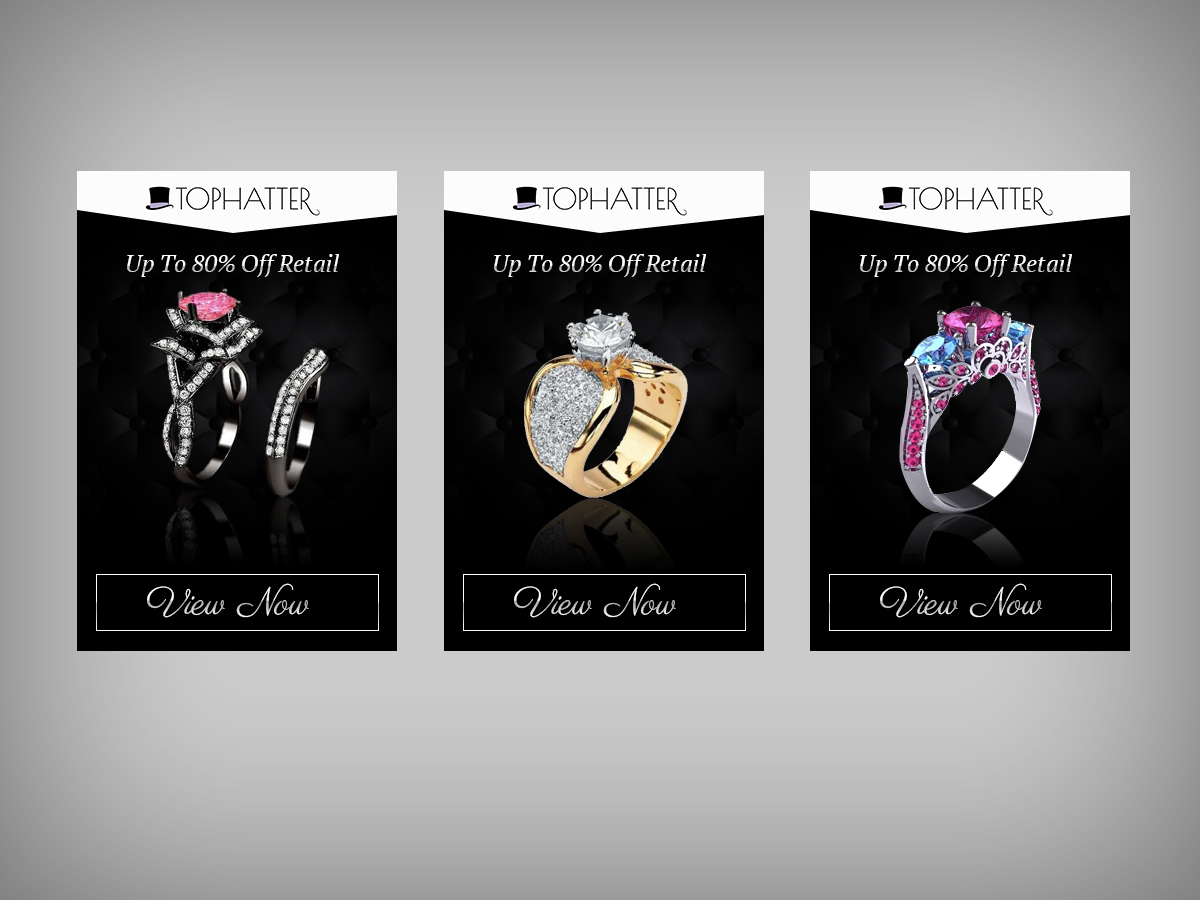 Banner Ad Design by MNM for Tophatter | Design #9505249