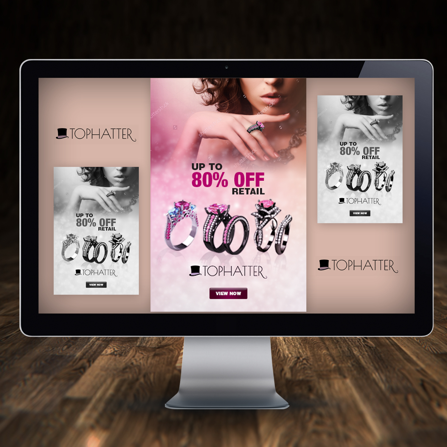 Banner Ad Design by Souvik Roy (Alex Pro) for Tophatter | Design #9513254