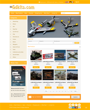 Web Design by pb for gdkits.com | Design: #2084111