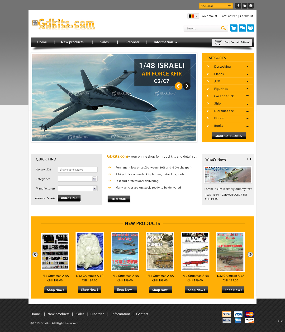 Web Design by pb for gdkits.com | Design #2088861
