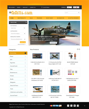 Web Design by pb for gdkits.com | Design: #2088866