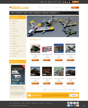 Web Design by pb for gdkits.com | Design: #2267073