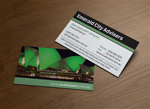 Design de Carte de Visite par MPStudio pour emerald city advisers | Design : #2082927