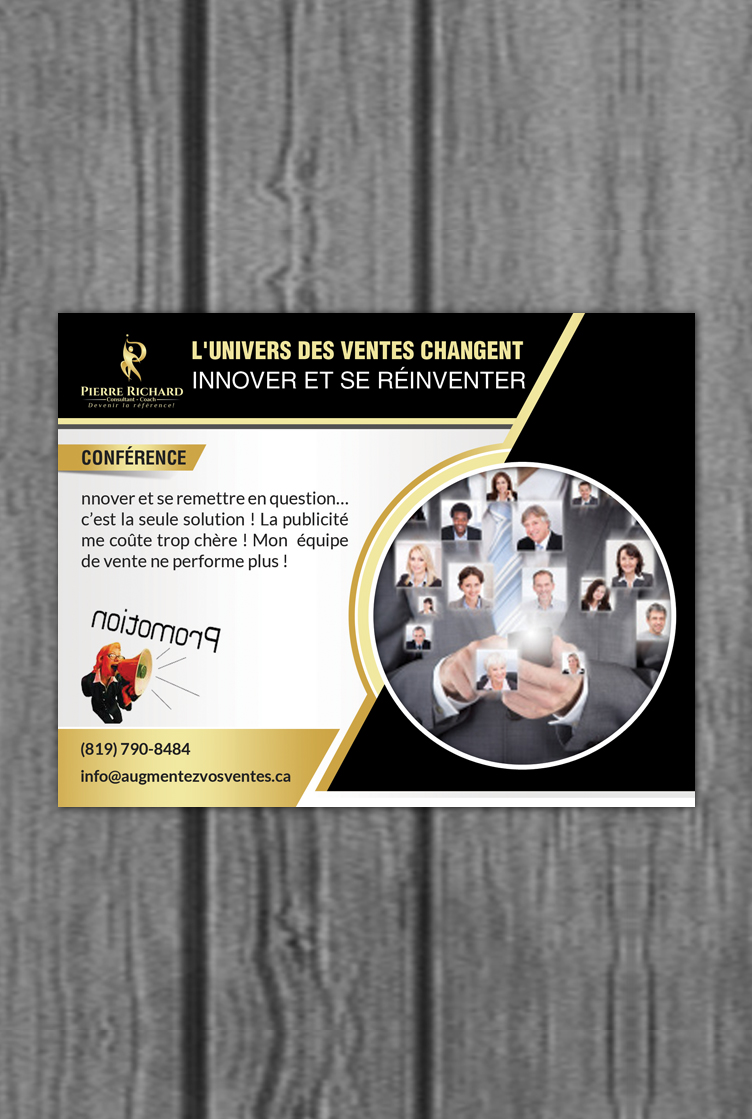 Postcard Design by creative.bugs for 9283-4738 QUÉBEC INC. | Design #9551093