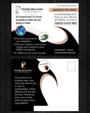 Postkarten-Design von ecorokerz für 9283-4738 QUÉBEC INC. | Design: #9595143