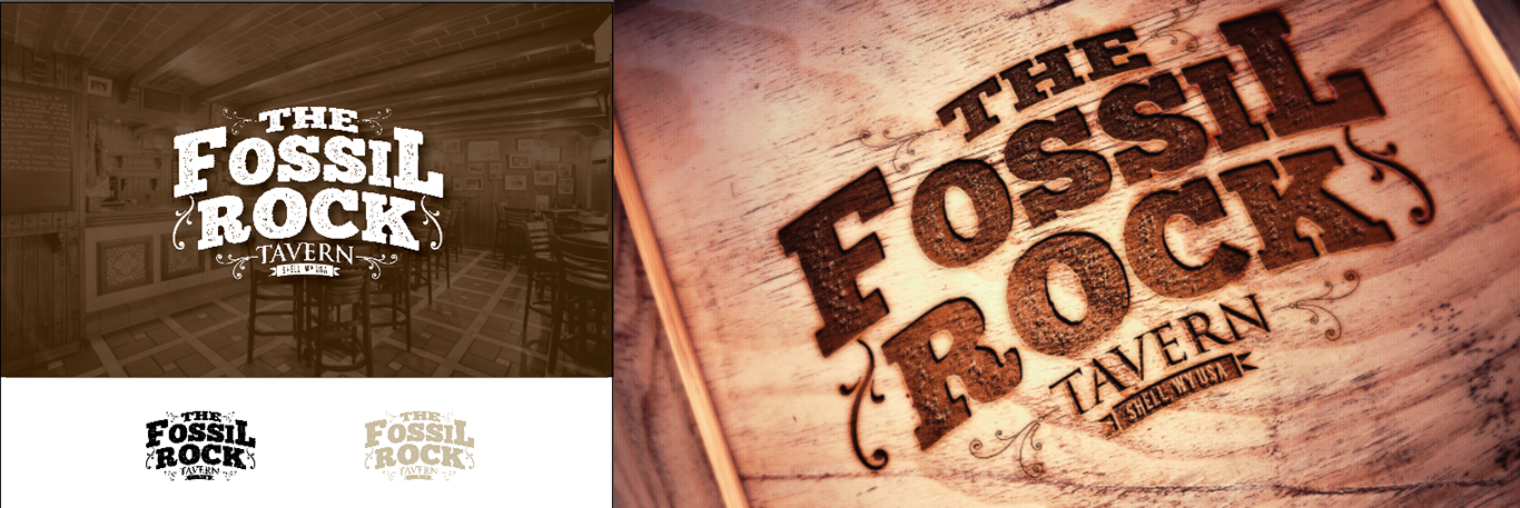 Diseño de Logo por Carlos Alba D. para THE FOSSIL ROCK TAVERN, LLC | Diseño #10476525