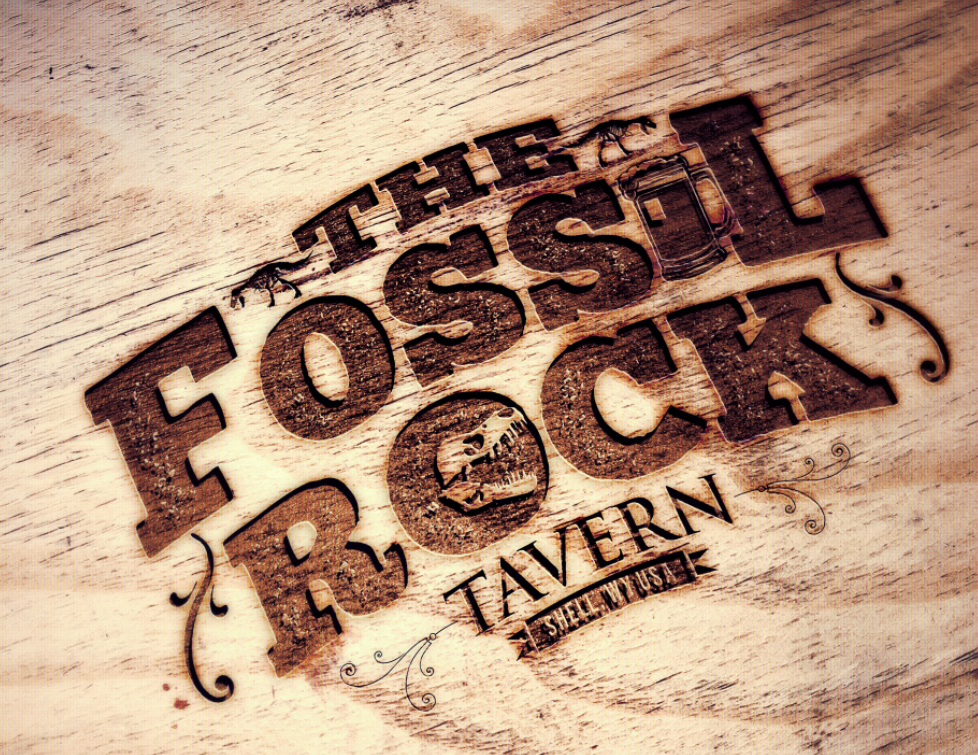 Logo Design by Carlos Alba D. for THE FOSSIL ROCK TAVERN, LLC | Design #10543473