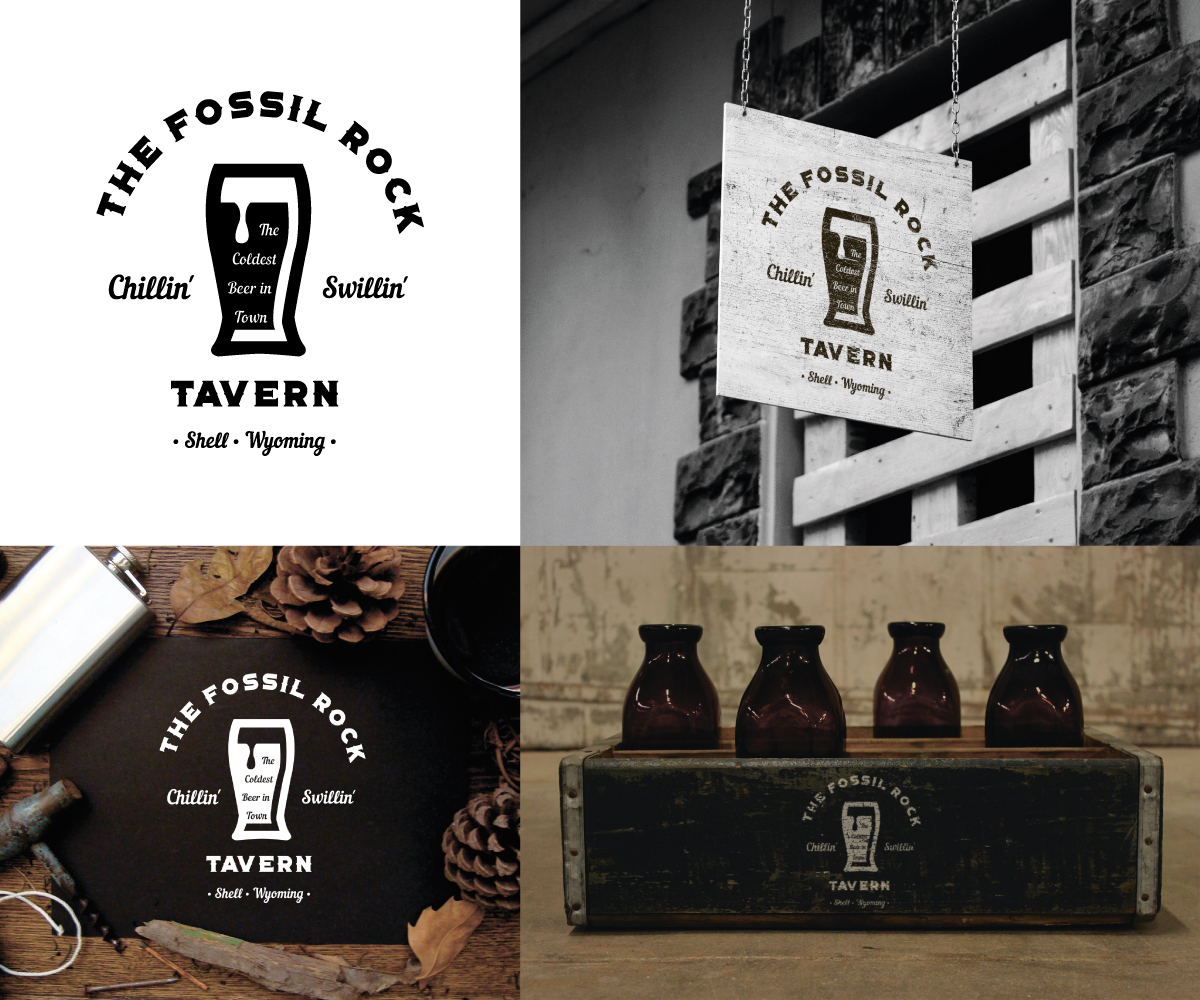 Logo-Design von Farmiza für THE FOSSIL ROCK TAVERN, LLC | Design #10471007