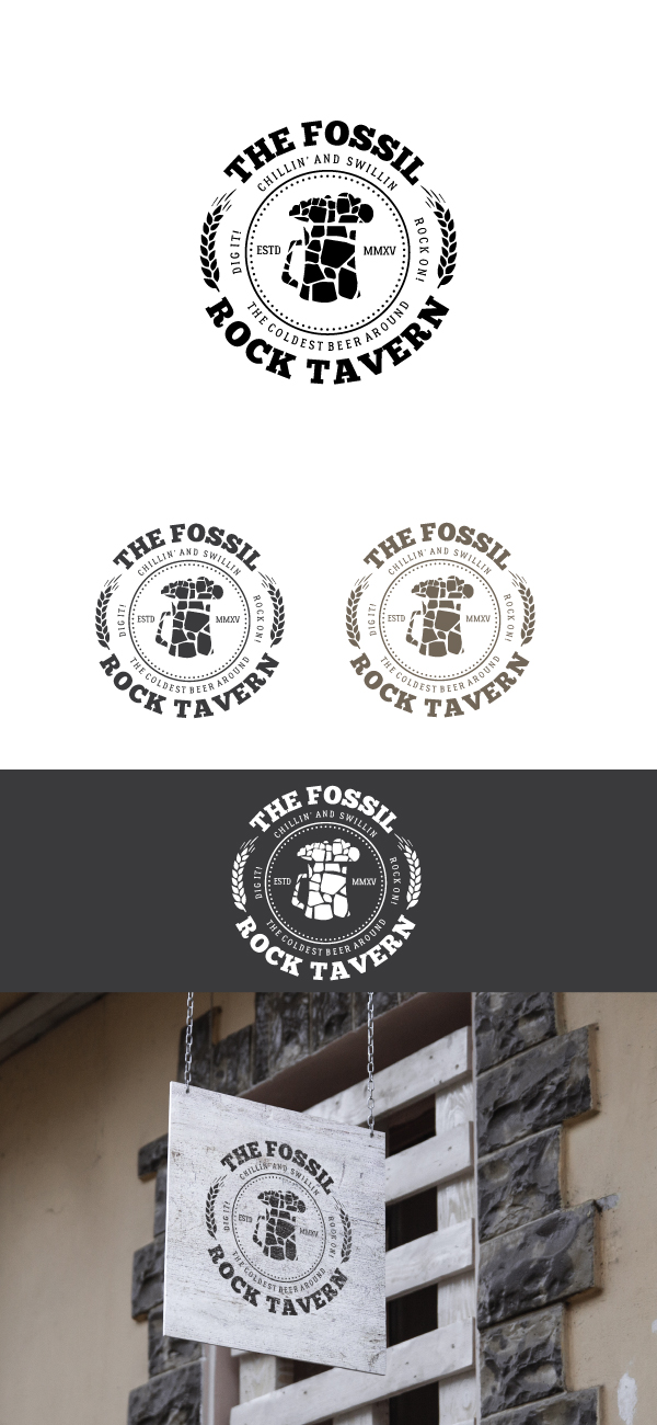 Logo Design by macadesign for THE FOSSIL ROCK TAVERN, LLC | Design #10528384