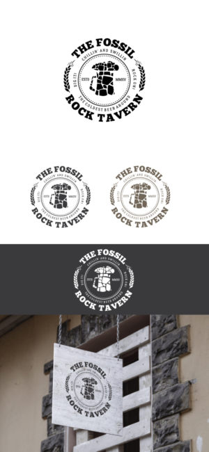 Diseño de Logo por macadesign para THE FOSSIL ROCK TAVERN, LLC | Diseño: #10528384