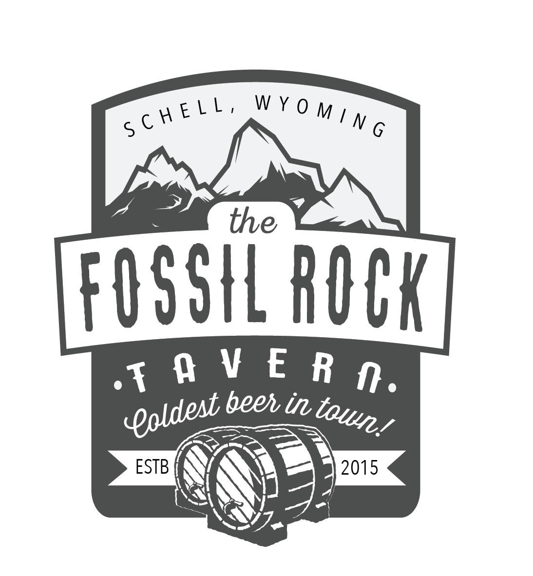Logo-Design von Elephont Designs für THE FOSSIL ROCK TAVERN, LLC | Design #10502260