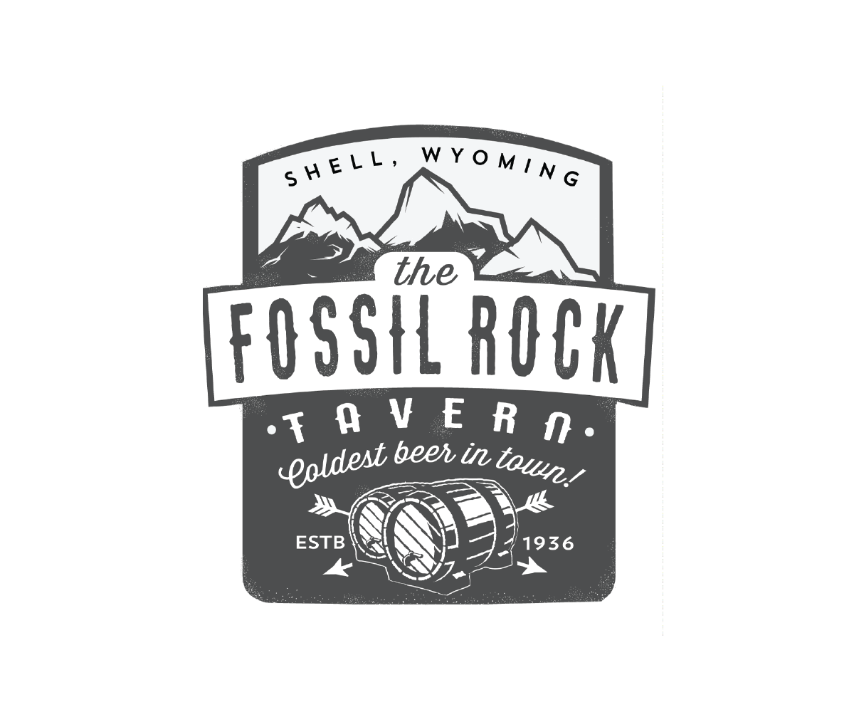 Logo-Design von Elephont Designs für THE FOSSIL ROCK TAVERN, LLC | Design #10543240